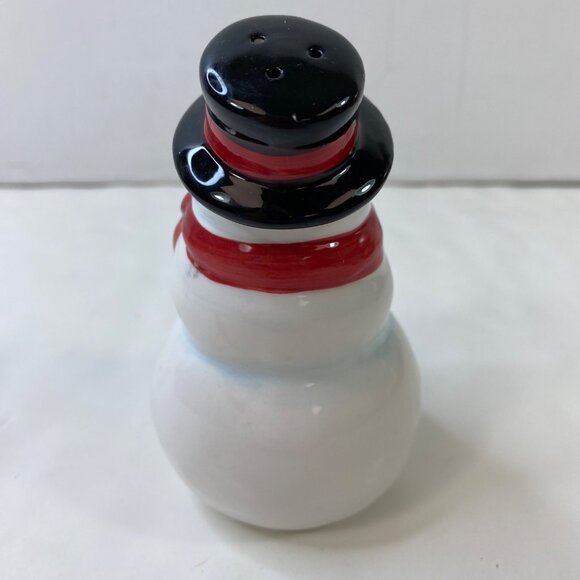 Publix 2004 Snowman Salt & Pepper Shaker Set Holiday Snowfolk Vintage - Picture 8 of 11